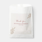 テラコッタモダンバーンスオレンジボホ結婚ズ フェイバーバッグ (正面)