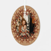 テラコッタモダンファミリー写真枠 メタルオーナメント (正面左)