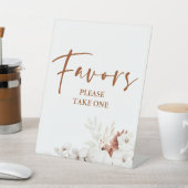 テラコッタモダンホワイトフローラボホウィーズ 台座サイン (インサイチュ)