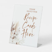 テラコッタモダンホワイトフローラレシピカードはこちら 台座サイン (正面)