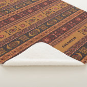 テラコッタモダン民族部族の装飾模様 シェルパブランケット (3/4)