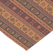 テラコッタモダン民族部族の装飾模様 ショートテーブルランナー (コーナー)