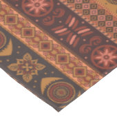 テラコッタモダン民族部族の装飾模様 テーブルクロス (アングル)