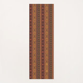 テラコッタモダン民族部族の装飾模様 ヨガマット (正面)