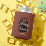 テラコッタモダン50th Any Birthday Party 缶クーラー<br><div class="desc">テラコッタモダン50th任意の誕生日パーティークーラーボックス</div>