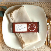 テラコッタモノグラム結婚ズキャンディバーラッパー