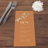 テラコッタユーカリプタデコディナーアンドドリンクメニュー メニュー