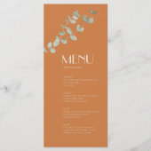 テラコッタユーカリプタデコディナーアンドドリンクメニュー メニュー (正面)