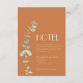テラコッタユーカリプタデコ結婚ズホテル エンクロージャーカード (正面)