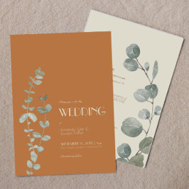 テラコッタユーカリプトゥスデコオールインワン結婚ズ 招待状
