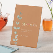 テラコッタユーカリプトゥスデコモンズバスルーム 台座サイン (インサイチュ)