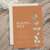 テラコッタユーカリ結婚デコの願い井戸 エンクロージャーカード