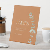 テラコッタユーカリ結婚デコレディースバスルーム 台座サイン (インサイチュ)