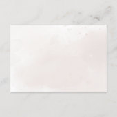 テラコッタラストフローラボホ秋の結婚式サンキュー サンキューカード (裏面)