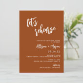 テラコッタラストレッツリハーサル招待状 招待状 (スタンド正面)