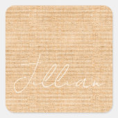 テラコッタリ素晴らしネンパターンネームシック スクエアシール (正面)