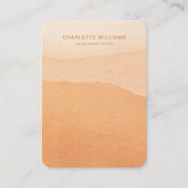 テラコッタレイヤージュエリーディスプレイカード 名刺 (正面)