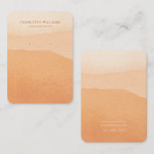 テラコッタレイヤージュエリーディスプレイカード 名刺 (正面/裏面)