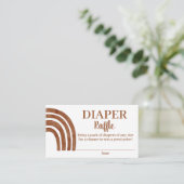 テラコッタレインボーおむつラッフルエンクロージャカード エンクロージャーカード (スタンド正面)