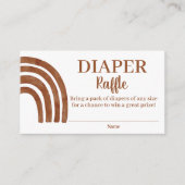 テラコッタレインボーおむつラッフルエンクロージャカード エンクロージャーカード (正面)