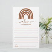 テラコッタレインボーアドバイスのためのママはカードになる (スタンド正面)