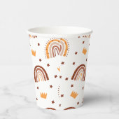 テラコッタレインボーメスオネダーフル誕生日 紙コップ (右)