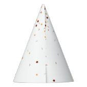 テラコッタレインボー1st誕生日 パーティーハット (裏面)