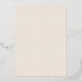 テラコッタレトロはっきりしたタイポグラフィスウィート16誕生日 箔招待状 (裏面)