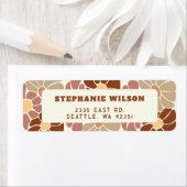 テラコッタレトログルーヴィボホシックフローラ結婚ズ ラベル (インサイチュ)