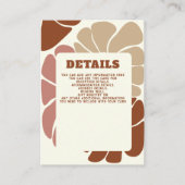 テラコッタレトログルーヴィボホフローラ詳細 エンクロージャーカード (正面)