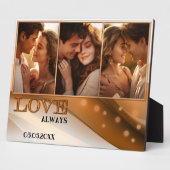 テラコッタレトロボホフォトス結婚プラーク フォトプラーク (側面)