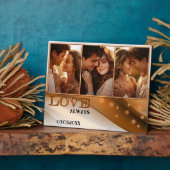 テラコッタレトロボホフォトス結婚プラーク フォトプラーク (側面)