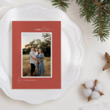 テラコッタレトロボホミニマリストの手紙と写真