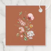 テラコッタワイルドフラワーズメドウウェルカムギフトラベル フェイバータグ (裏面)