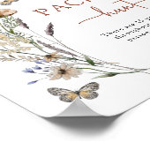 テラコッタワイルドフラワーパシファイヤー ポスター (角)