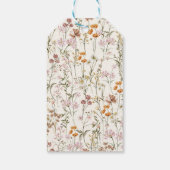 テラコッタワイルドフラワーボホブライダルシャワーサンキューユナイテッド ギフトタグ (裏面)