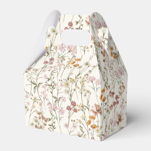 テラコッタワイルドフラワーボホベビーイン開花ガーデン フェイバーボックス (裏面サイド)