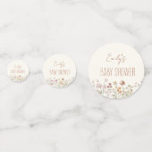 テラコッタワイルドフラワーボホーベイビーシャワーイン開花 コンフェッティ (正面)