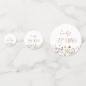 テラコッタワイルドフラワーボホーベイビーシャワーイン開花 コンフェッティ (正面)