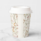 テラコッタワイルドフラワーボホーベイビーシャワーイン開花 紙コップ (右)