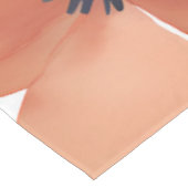 テラコッタワイルドフラワーボホ素朴テーブルデコール テーブルクロス (アングル)