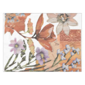 テラコッタワイルドフラワーボホ素朴テーブルデコール テーブルクロス (正面(横))