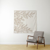 テラコッタワイルドフラワーボホ素朴折衷壁 タペストリー (インサイチュ(横))