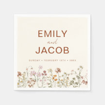 テラコッタワイルドフラワーボホ結婚の開花