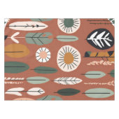 テラコッタワイルドフラワーボ素朴ホ春デコール テーブルクロス (正面(横))