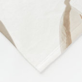 テラコッタワイルドフラワー素朴ボホスローのための春 フリースブランケット (角)