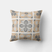 テラコッタヴィンテージのタイルのデザイン クッション (裏面)