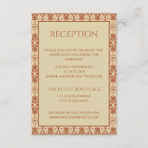 テラコッタヴィンテージボホ結婚ズ