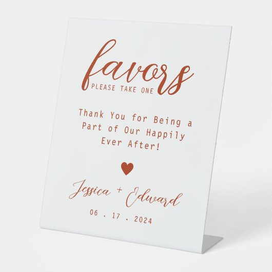 テラコッタ一シンプルつモダンエレガント 台座サイン (正面)