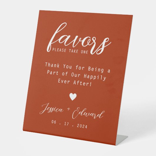 テラコッタ一シンプルつモダンエレガント 台座サイン (正面)